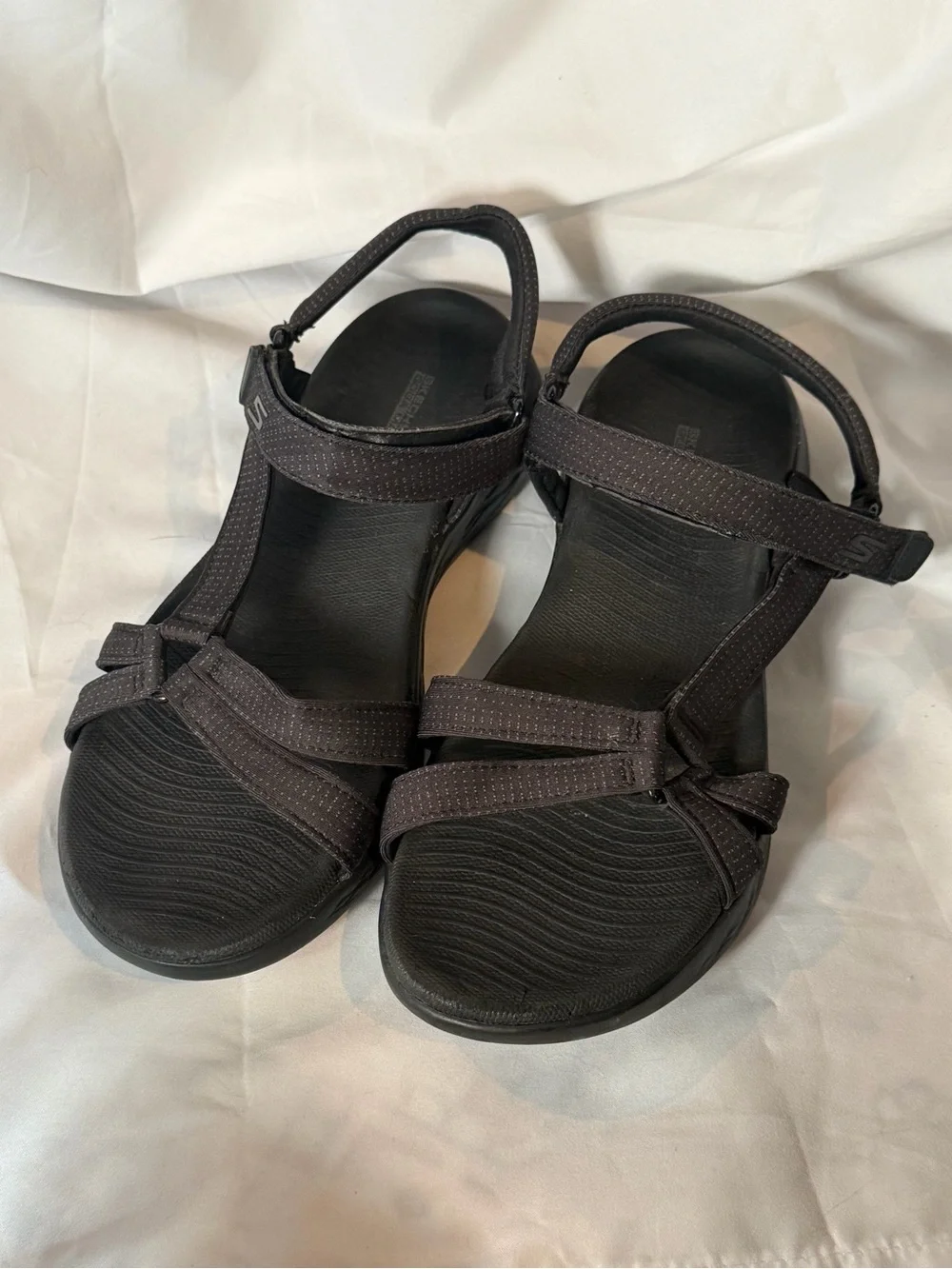 Skechers GO WALK Flex Sandal Womens Black Size 9